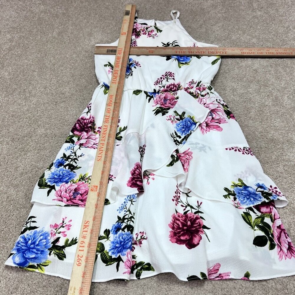 Iz Byer Dress Women’s Multicolored Floral Sleeveless Size XS NWT - Picture 2 of 13